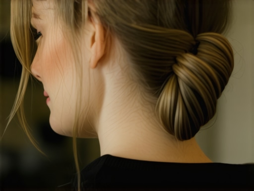 Classic updo styled at olive hair salon