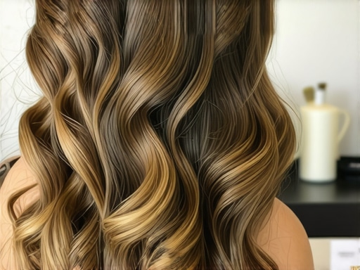 Special occasion hairstyle with soft waves